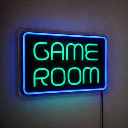 Blue Game Room Panel Neon Sign LED Neon Sign main product image
