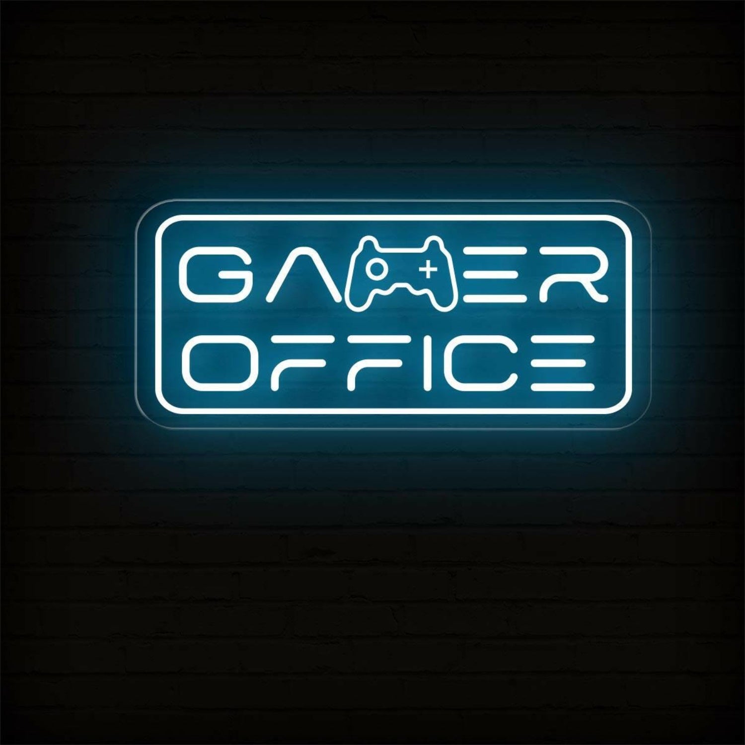 Blue Gaming Controller Gamer Office Led Neon Sign For Gaming Room Decor | Shineneon