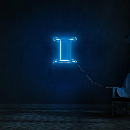 Blue Gemini Constellation Led Neon Sign For Home Decor | Shineneon