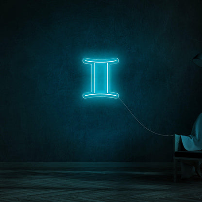 Blue Gemini Constellation Led Neon Sign For Home Decor | Shineneon