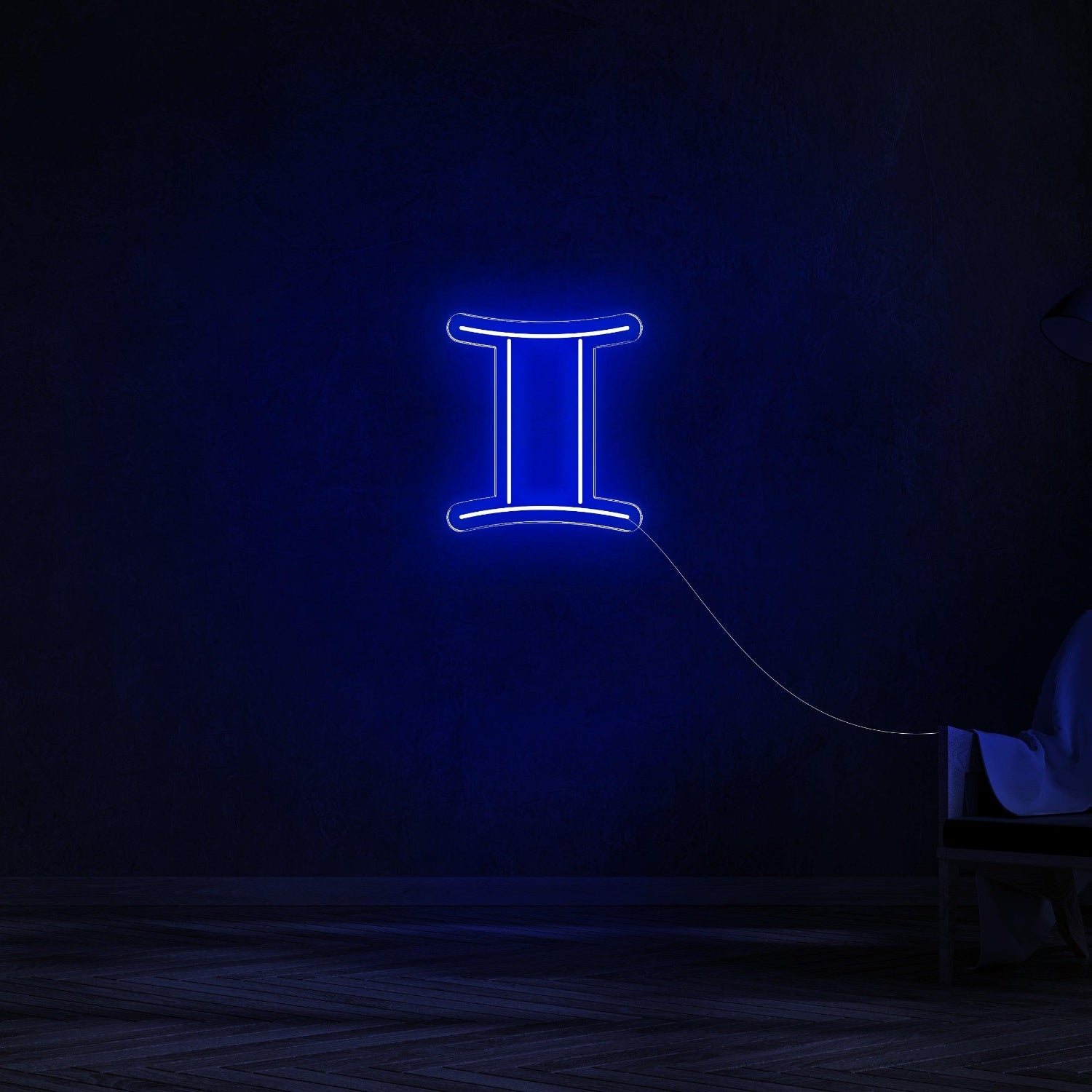 Blue Gemini Constellation Led Neon Sign For Home Decor | Shineneon