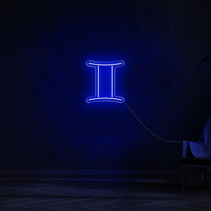 Blue Gemini Constellation Led Neon Sign For Home Decor | Shineneon