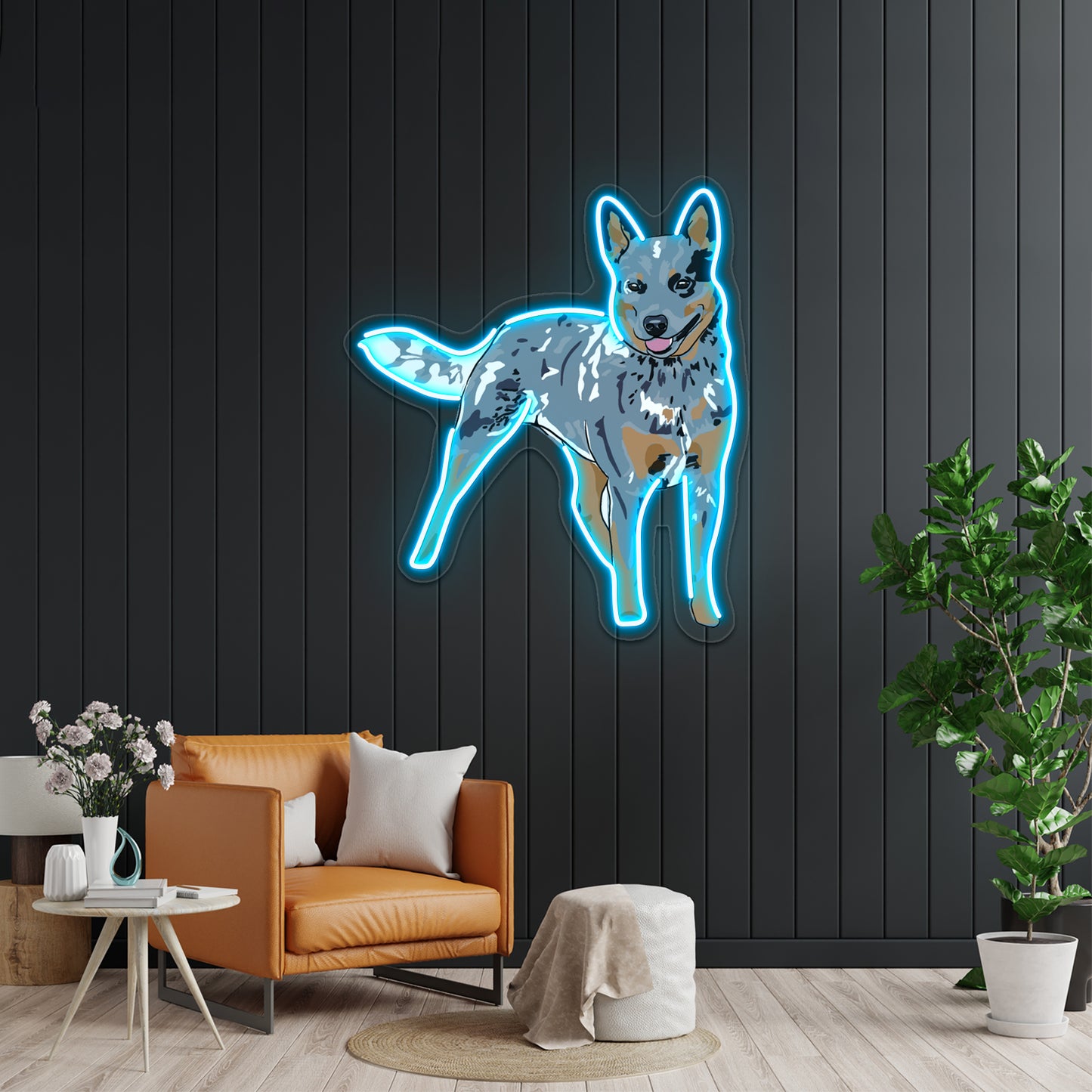 Blue Heeler Wall Artwork Neon Signs