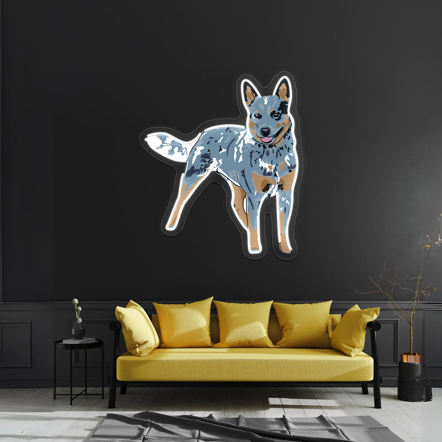 Blue Heeler Wall Artwork Neon Signs