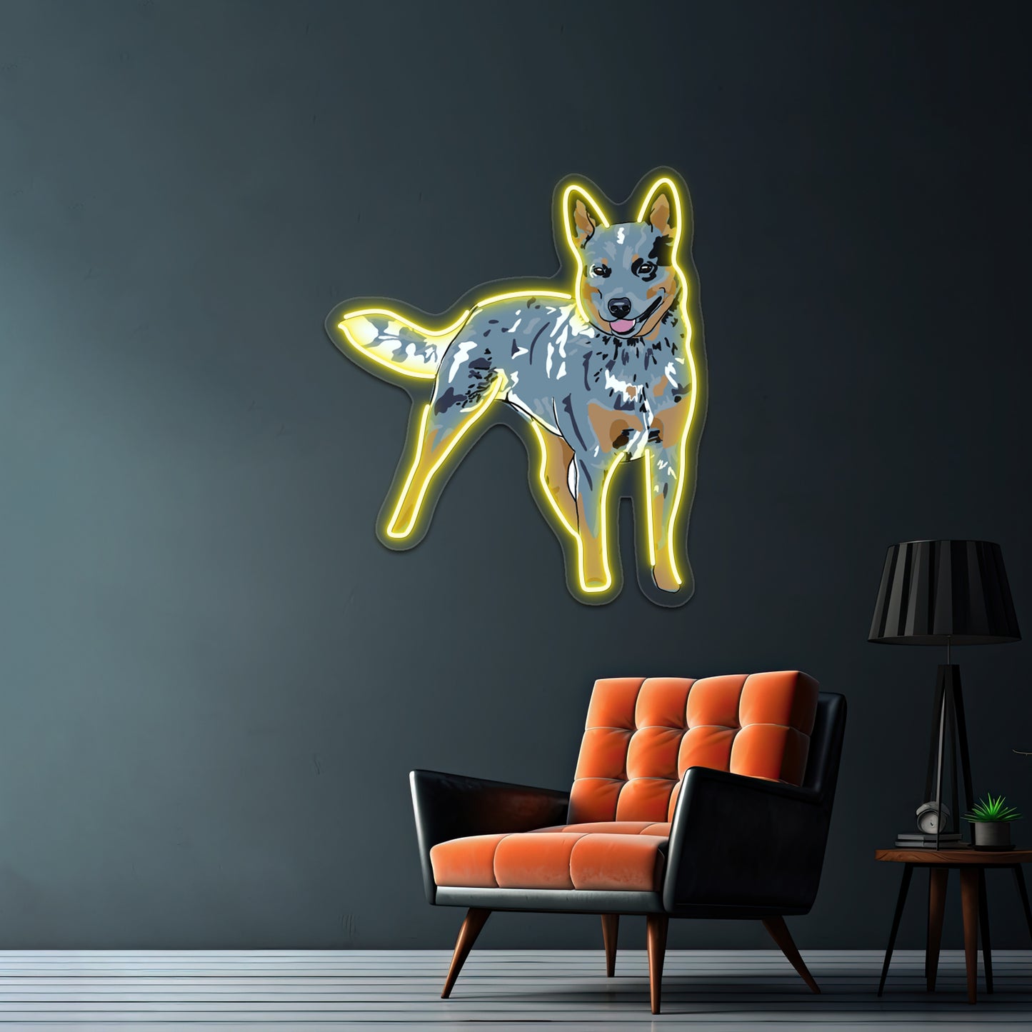 Blue Heeler Wall Artwork Neon Signs