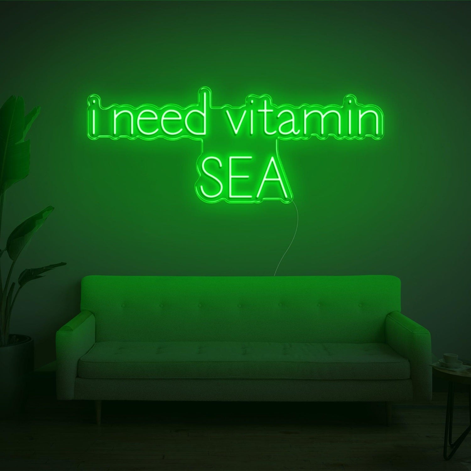 Blue I Need Vitamin Sea Led Neon Sign For Home Decor | Shineneon