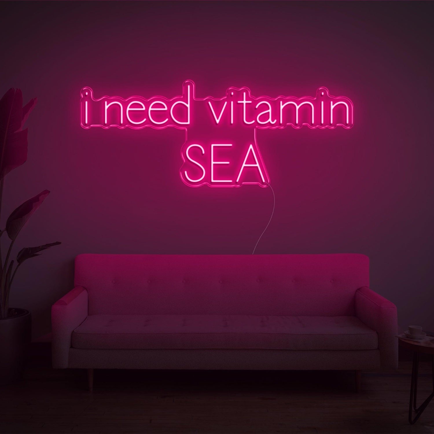 Blue I Need Vitamin Sea Led Neon Sign For Home Decor | Shineneon