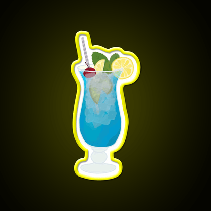 Blue Lagoon Cocktail Bar Decor Led Neon Sign Cocktail Bar Decor Rgb Color - Shineneon