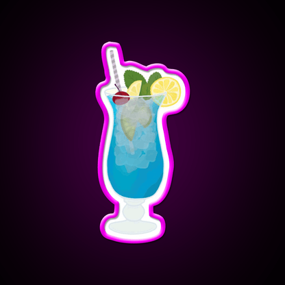 Blue Lagoon Cocktail Bar Decor Led Neon Sign Cocktail Bar Decor Rgb Color - Shineneon