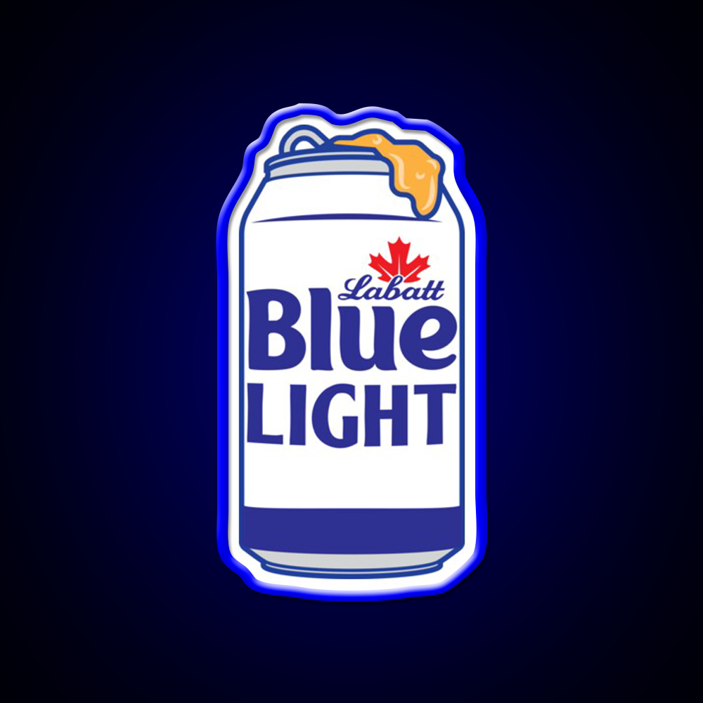 Blue Light Can Beer Bar Decor Led Neon Sign Rgb Color - LED neon sign view 5