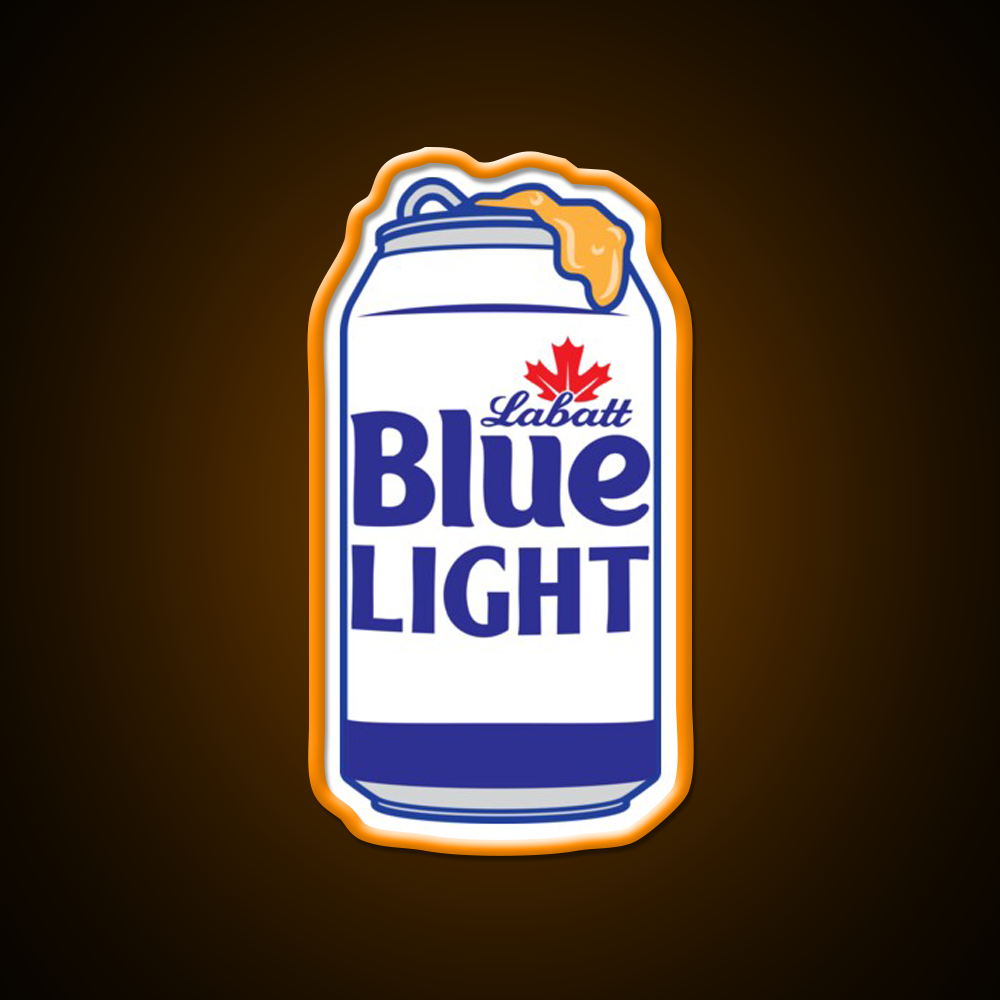 Blue Light Can Beer Bar Decor Led Neon Sign Rgb Color - LED neon sign view 6