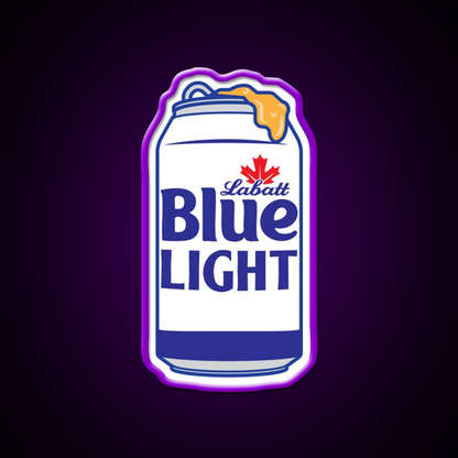 Blue Light Can Beer Bar Decor Led Neon Sign Rgb Color - LED neon sign view 9