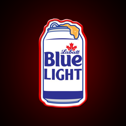 Blue Light Can Beer Bar Decor Led Neon Sign Rgb Color - LED neon sign view 10