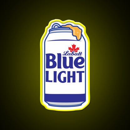 Blue Light Can Beer Bar Decor Led Neon Sign Rgb Color - LED neon sign view 7