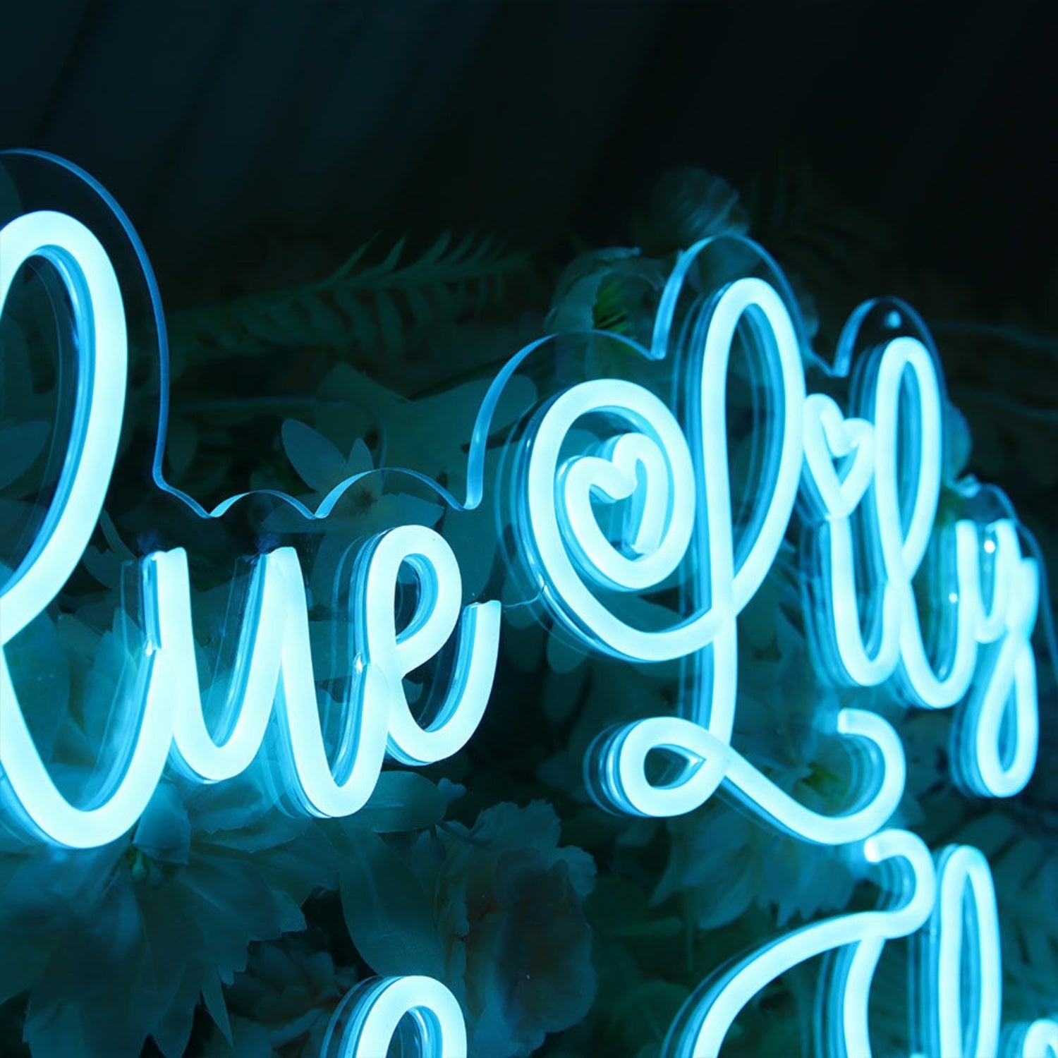Blue Lily Cake And Florist Led Neon Sign - Shineneon