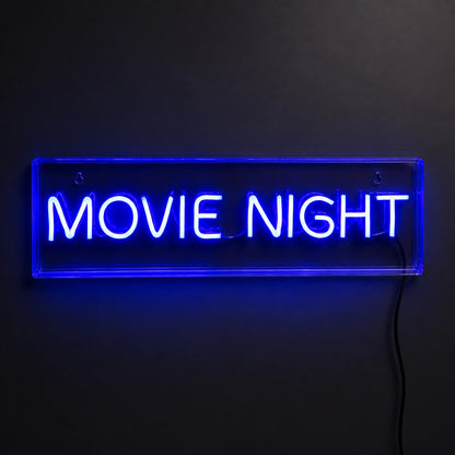 Blue Movie Night Neon Sign LED Neon Sign main product image