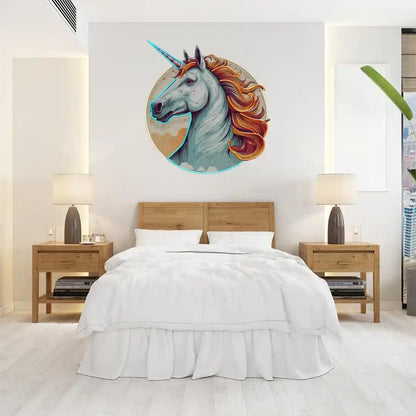 Blue Neon Fantasy Unicorn Led Neon Sign For Living Room Wall Art | Shineneon