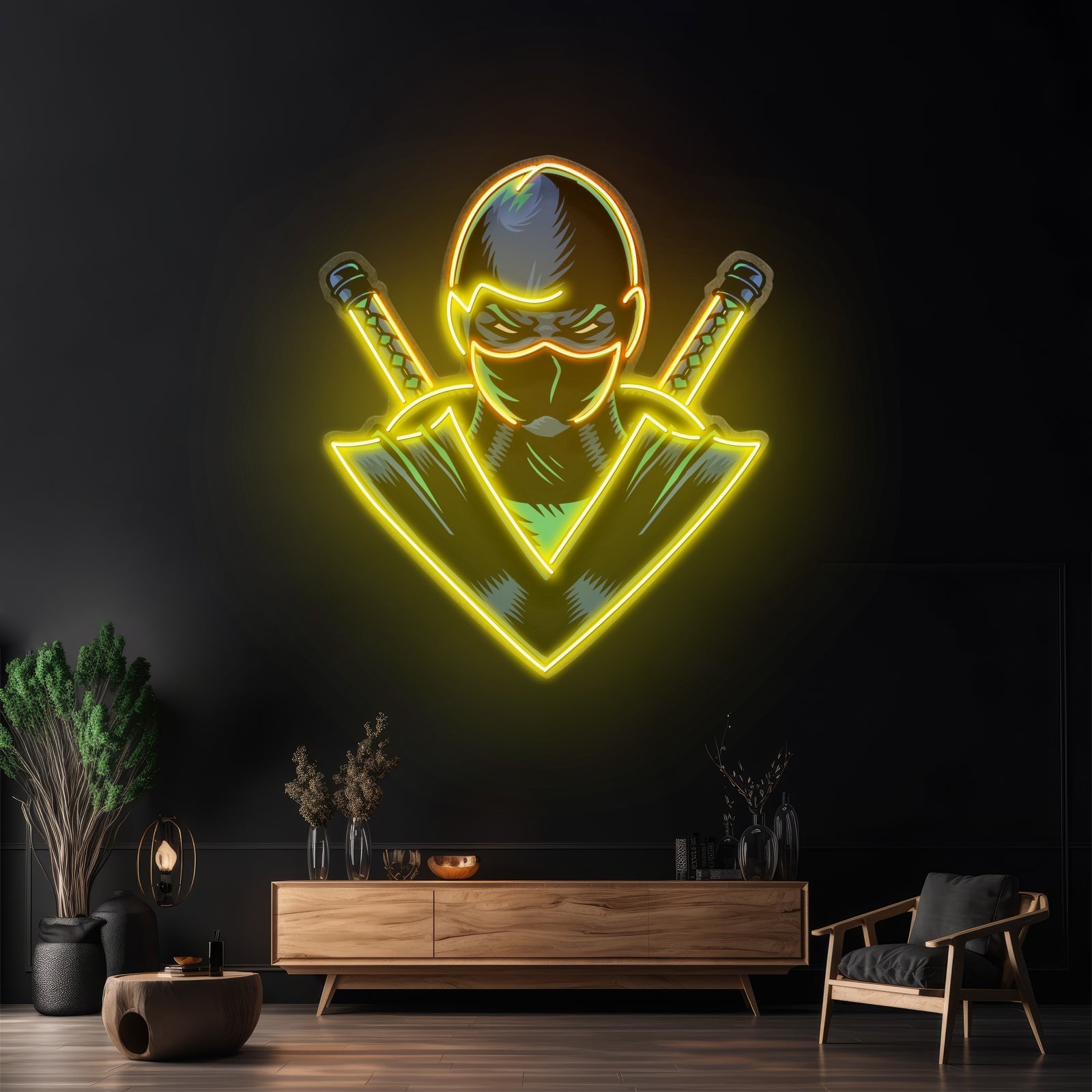 Blue Ninja Led Neon Sign Light Custom Led Signs - Shineneon