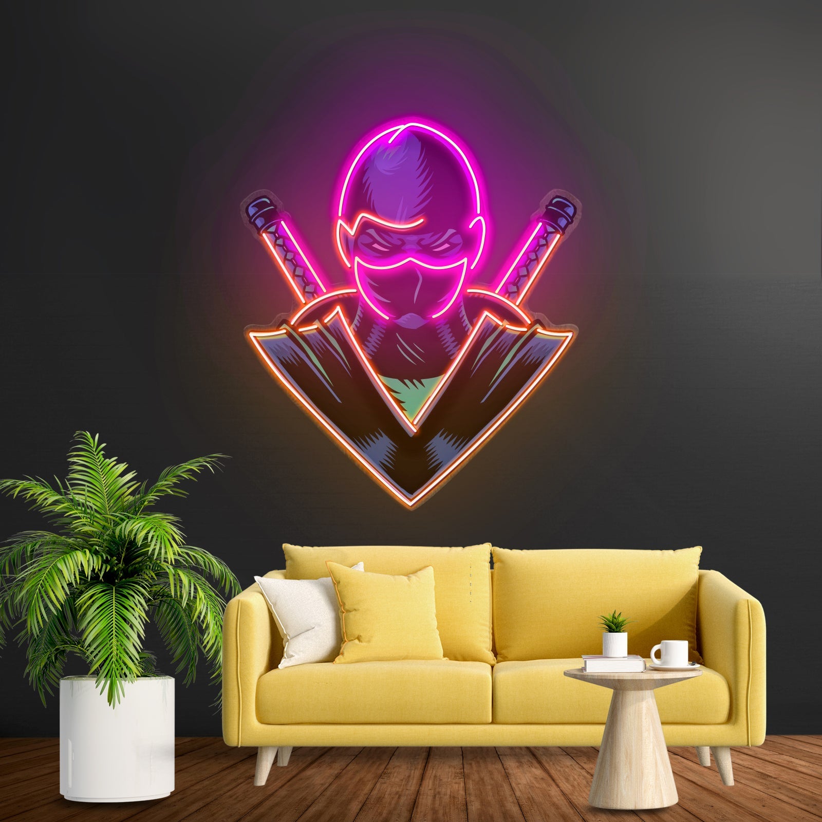 Blue Ninja Led Neon Sign Light Custom Led Signs - Shineneon