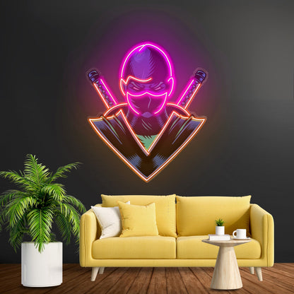 Blue Ninja Led Neon Sign Light Custom Led Signs - Shineneon
