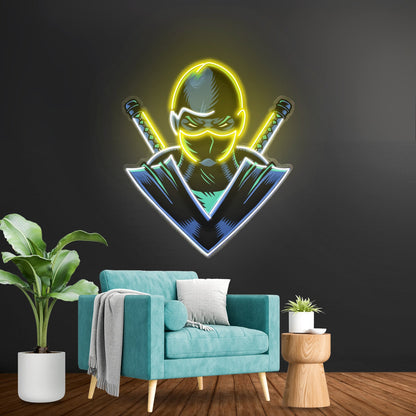 Blue Ninja Led Neon Sign Light Custom Led Signs - Shineneon