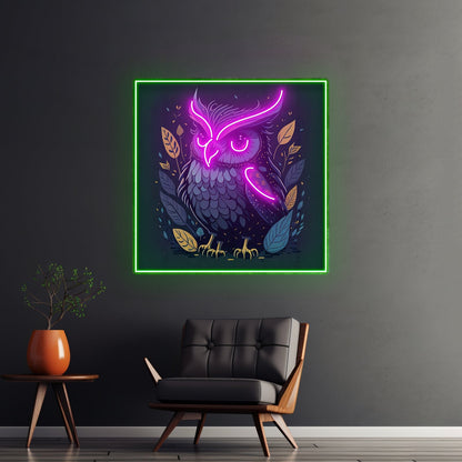 Blue Owl Led Neon Sign Light Custom Led Signs - Shineneon