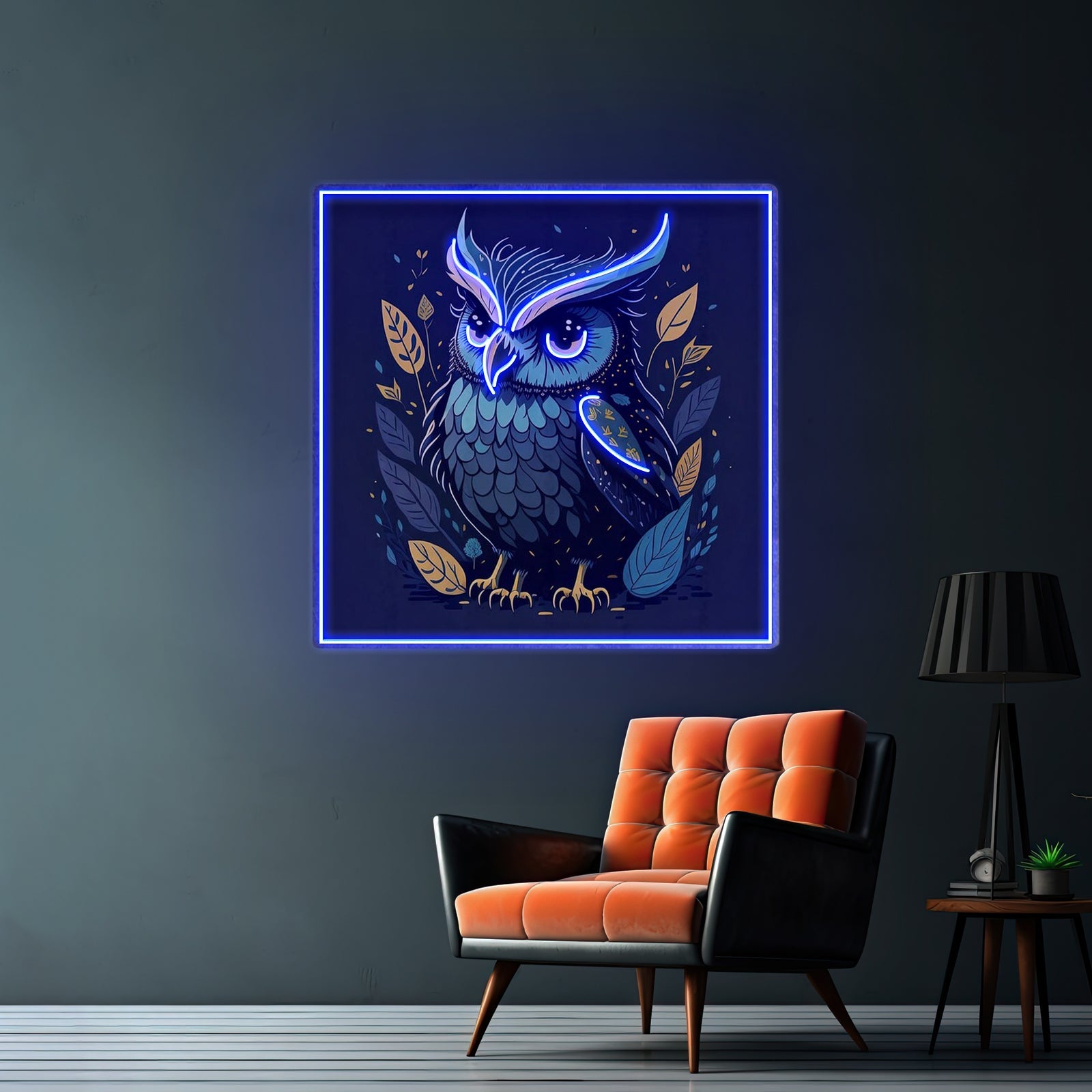 Blue Owl Led Neon Sign Light Custom Led Signs - Shineneon