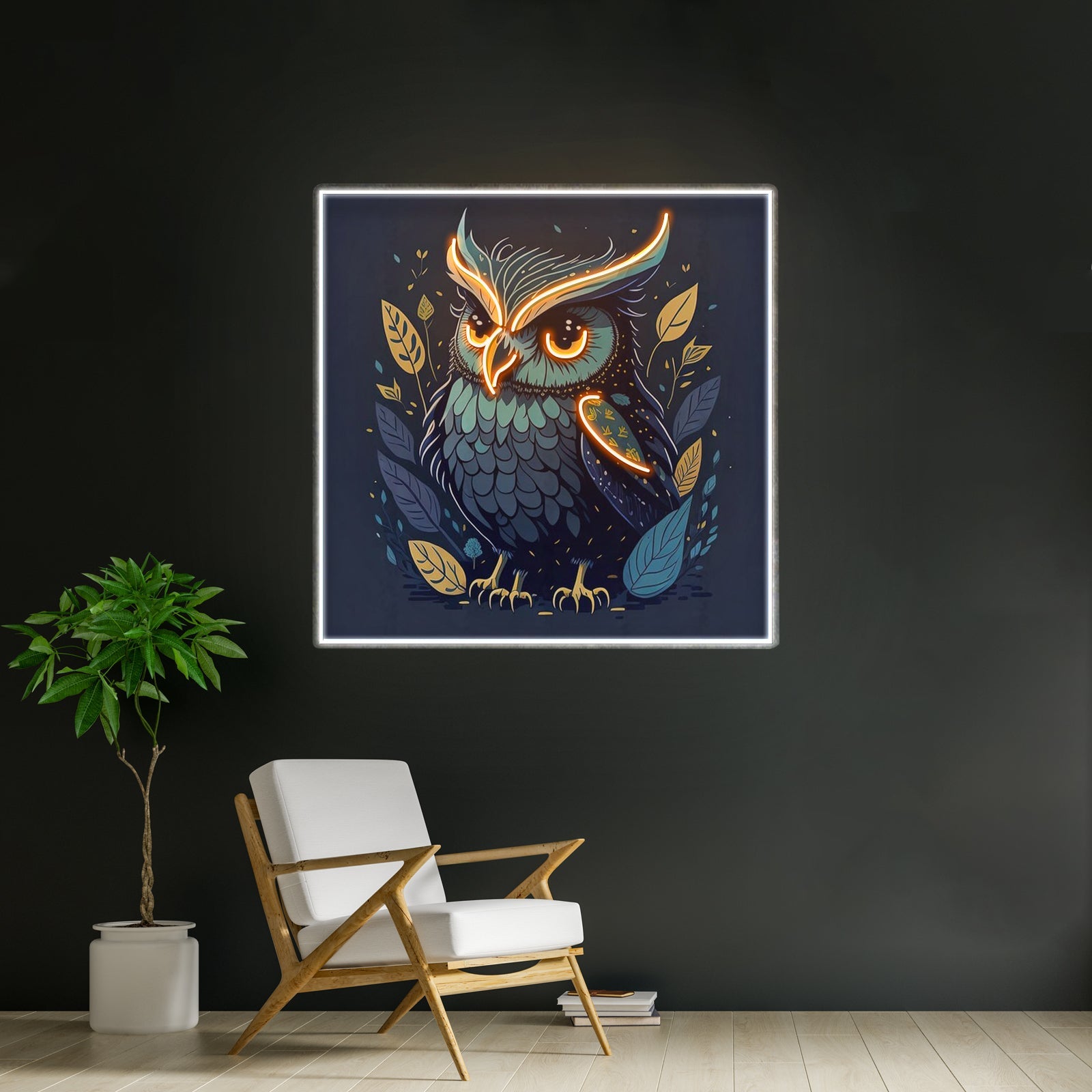 Blue Owl Led Neon Sign Light Custom Led Signs - Shineneon