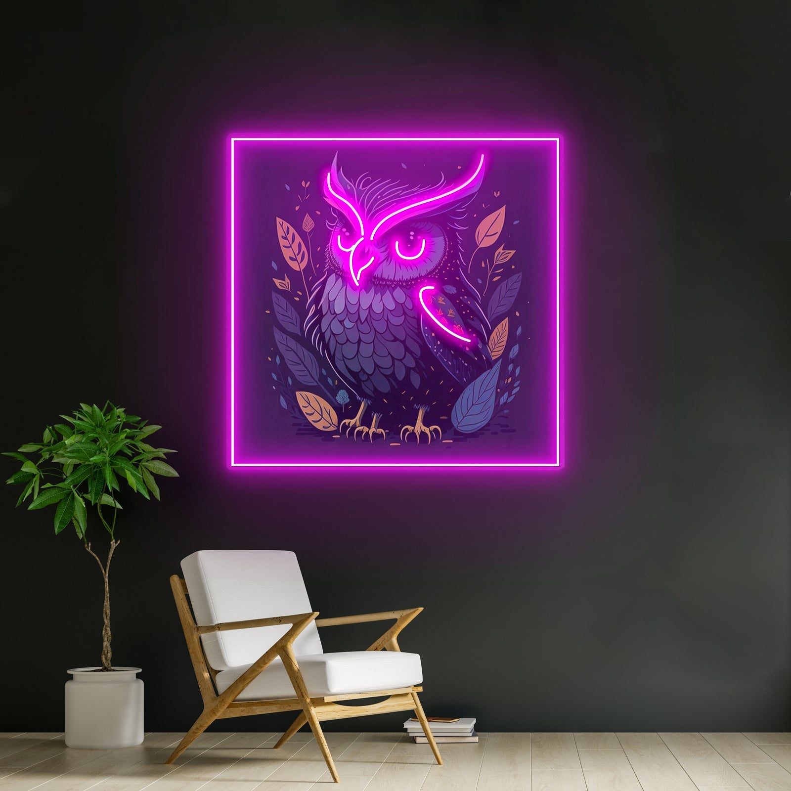 Blue Owl Led Neon Sign Light Custom Led Signs - Shineneon