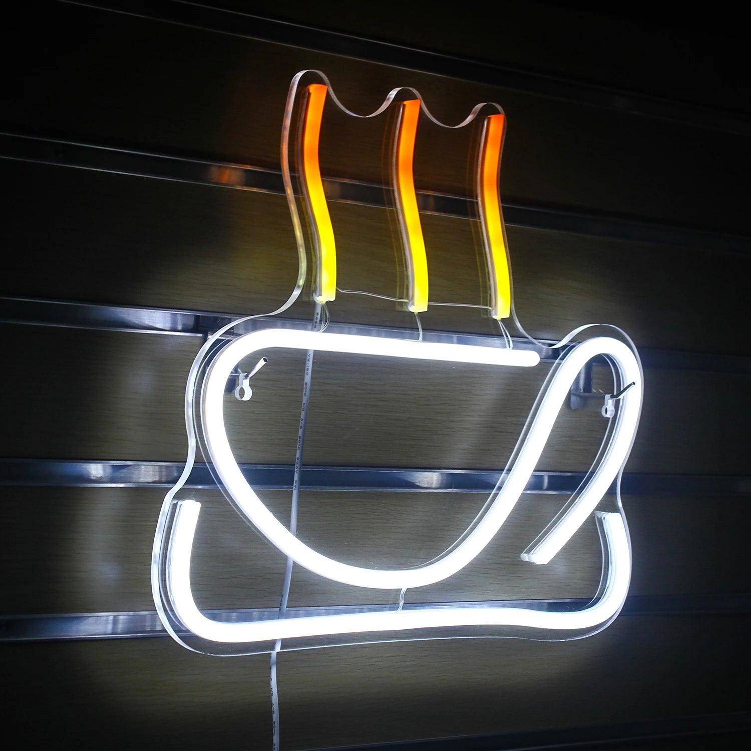 Blue-Pink Gradient Sleigh Led Neon Sign Modern Home Decor | Shineneon