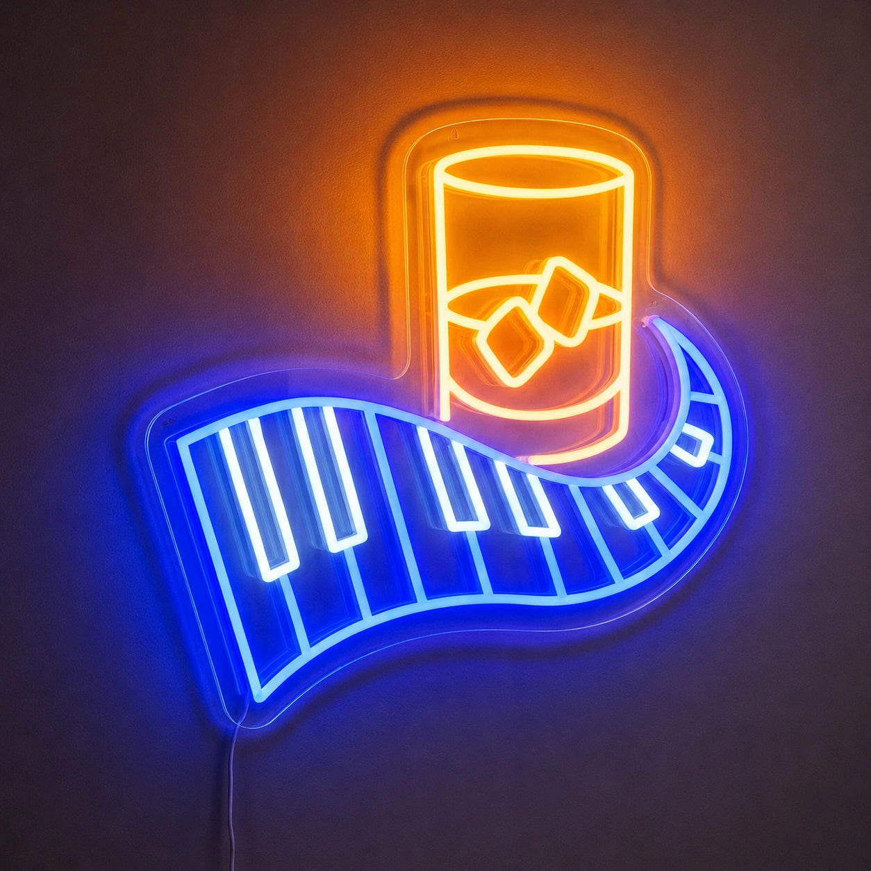 Blue Pour Tumbler Neon Sign LED Neon Sign main product image