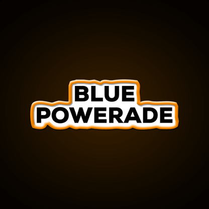 Blue Powerade Snack Food Led Neon Sign Rgb Color - Shineneon