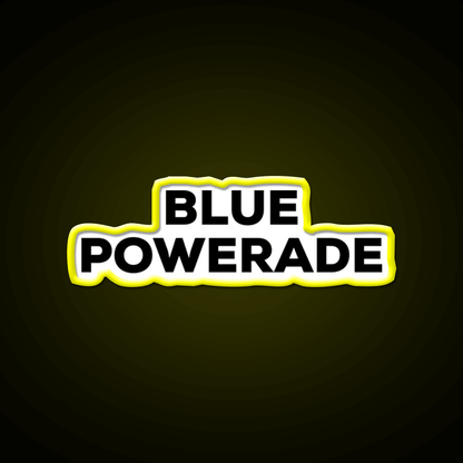 Blue Powerade Snack Food Led Neon Sign Rgb Color - Shineneon