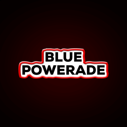 Blue Powerade Snack Food Led Neon Sign Rgb Color - Shineneon