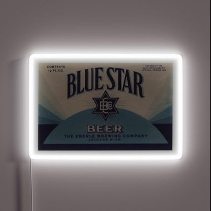 Blue Star Beer Rgb Led Neon Sign - Shineneon