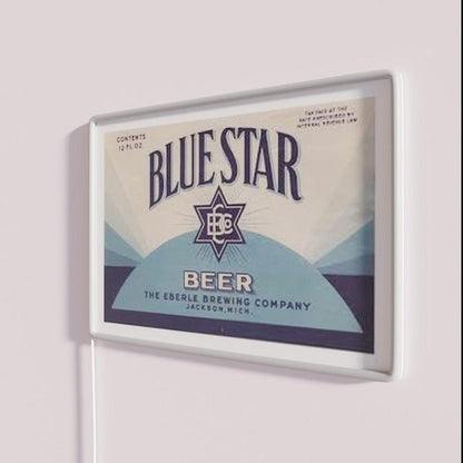 Blue Star Beer Rgb Led Neon Sign - Shineneon