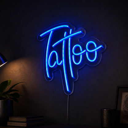 Blue Tattoo LED Neon Sign - 01 Original Product Image