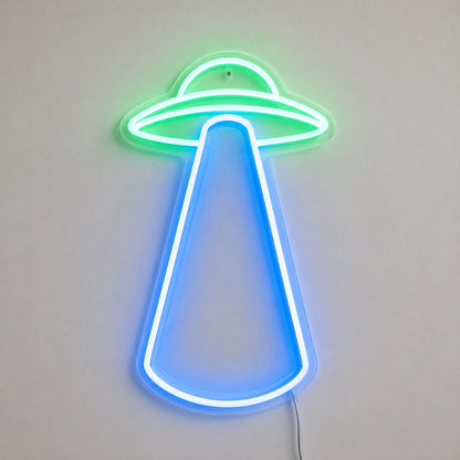 Blue UFO Beam Neon Sign LED Neon Sign main product image