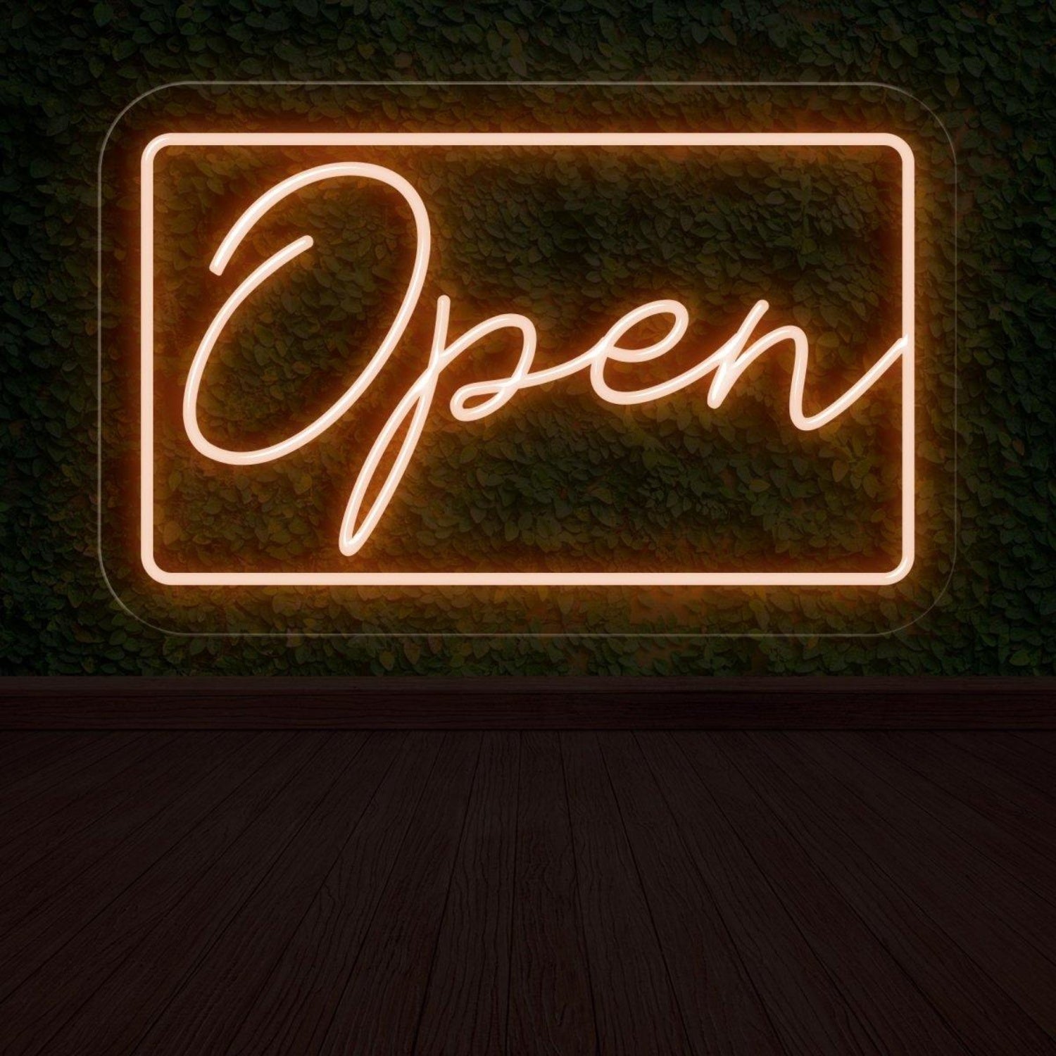 Blue-White Open Led Neon Sign For Store Cafe Restaurant Wall Decor | Shineneon