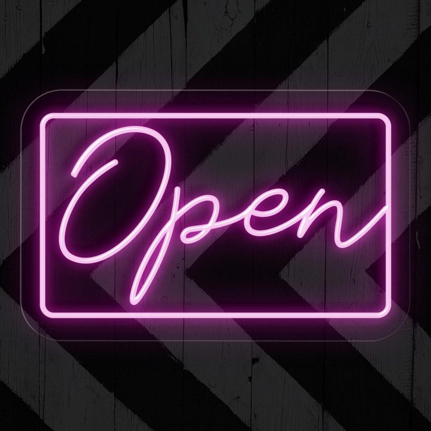 Blue-White Open Led Neon Sign For Store Cafe Restaurant Wall Decor | Shineneon