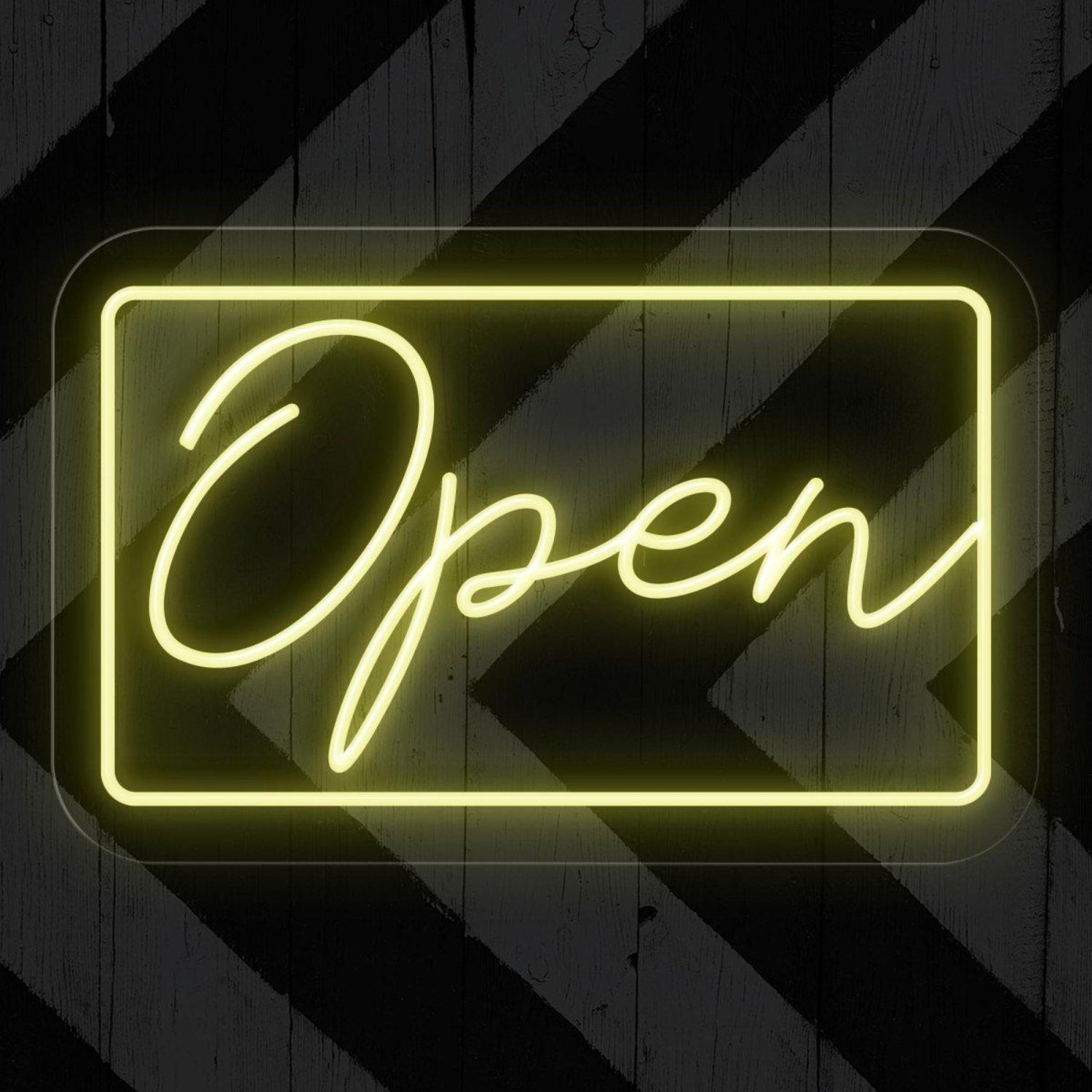 Blue-White Open Led Neon Sign For Store Cafe Restaurant Wall Decor | Shineneon