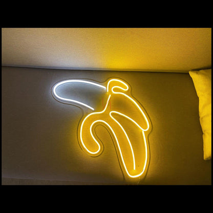 Blue-Yellow Banana Led Neon Sign For Indoor And Decor | Shineneon