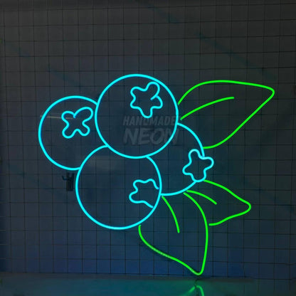 Blueberry Led Neon Sign Food Neon Decor | Shineneon