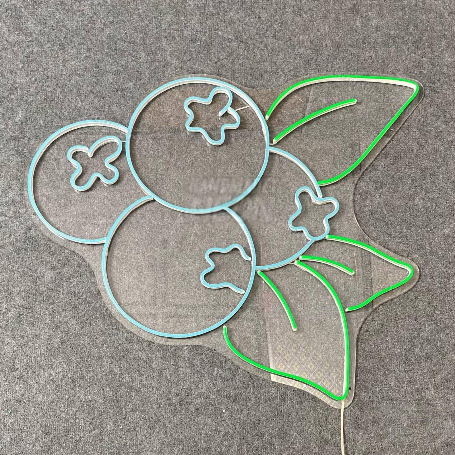 Blueberry Led Neon Sign Food Neon Decor | Shineneon