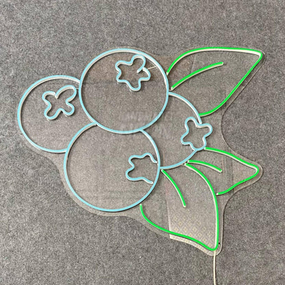 Blueberry Led Neon Sign Food Neon Decor | Shineneon