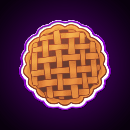 Blueberry Pie Snack Food Led Neon Sign Rgb Color - Shineneon