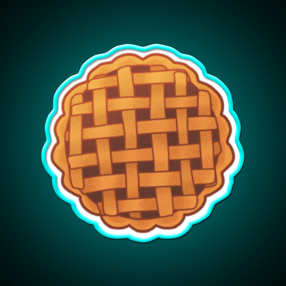 Blueberry Pie Snack Food Led Neon Sign Rgb Color - Shineneon