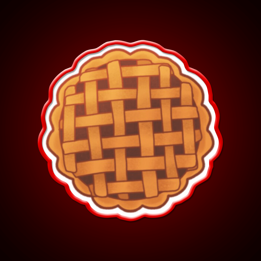 Blueberry Pie Snack Food Led Neon Sign Rgb Color - Shineneon