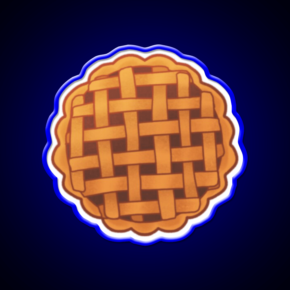 Blueberry Pie Snack Food Led Neon Sign Rgb Color - Shineneon