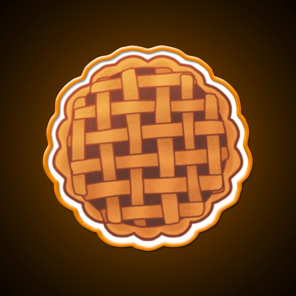 Blueberry Pie Snack Food Led Neon Sign Rgb Color - Shineneon